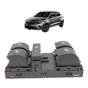 Botao comando Vidro Eletrico fiat Argo Cronos 2018 a 2024