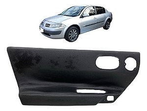 Acabamento Forro Porta Dianteira Esquerda Megane 2006 A 2012 Preto