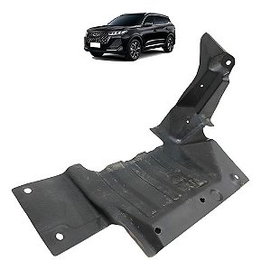 Acabamento Inferior Parachoque Esquerdo Chery Tiggo Cinza