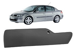 Acabamento Lateral Banco Dianteiro Direito Megane Sedan 2007 Cinza