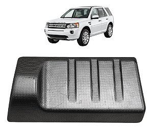 Acabamento Painel Central Freelander 2 2010 2011 2012 Prateado