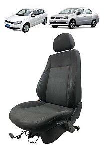 Banco Dianteiro Esquerdo Vw Gol Voyage G5 G6 G7 2009 A 2018 Preto