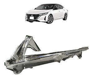 Barra Led Farol Direito Nissan Sentra 2017 2018 2019 2020