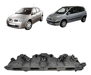 Base Coletor De Admissão Megane Duster Scenic 2.0 16v 114729