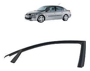 Borracha Guarnição Porta Dianteira Esquerda Megane 2007 2008 Preto