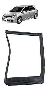 Borracha Vidro Fixo Traseiro Esquerdo Nissan Tiida 2008a2014