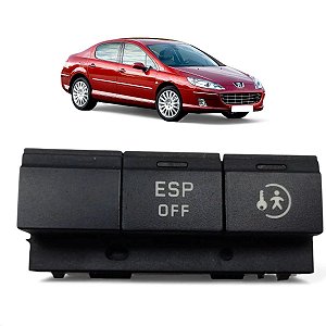 Botão Comando Esp Off Peugeot 407 2006 2007 2008 2009