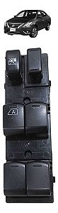 Botão Comando Vidro Elétrico Nissan March Versa 2011 A 2016 Preto