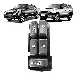 Botão Comando Vidro Eletrico S10 Silverado Blazer 4 Portas
