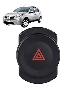 Botão Interruptor Pisca Alerta Sandero 2008 A 2014 Original
