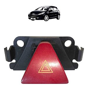 Botão Pisca Alerta Peugeot 307 2007 2008 2009 2010 2011 2012