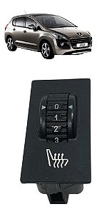 Botao Regulagem Aquecedor Banco Peugeot 3008 2012 2013 2014