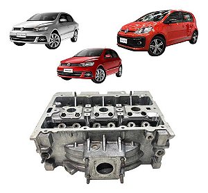 Cabeçote Gol Fox Up Voyage Polo 1.0 3cc 2015 2016 2017 2018