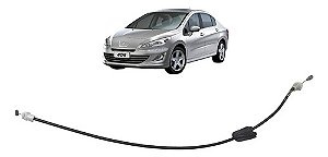 Cabo Maçaneta Interna Dianteira Esquerda Peugeot 408 11 A 15 Preto Dianteira