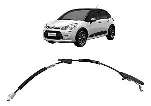 Cabo Maçaneta Interna Traseira Direita Citroen C3 2014 A 20 Preto