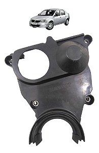 Capa Correia Dentada Sandero Logan 1.6 2007 2008 A 2013 Preto