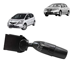 Chave Comando Limpador Parabrisa Honda City Fit 2009 A 2014