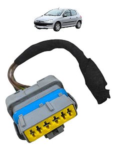 Chicote Conector Motor Vidro Eletrico Traseiro Peugeot 307