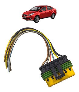Chicote Conector Plug Bobina Igniçao Fiat Grand Siena 1.4