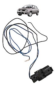 Chicote Conector Plug Luz Placa Clio Sedan 2001 2002 A 2012