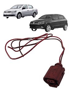 Chicote Conector Plug Receptáculo Contato Gol Voyage G6 2015