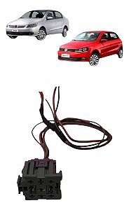 Chicote Plug Conector Relé 4 Vias 4 Fios Gol Voyage 13 A 16