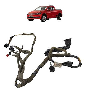 Chicote Porta Esquerdo Volkswagen Saveiro G6 2013 A 2016