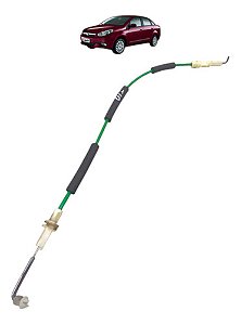 Cabo Maçaneta Interna Traseira Direita Grand Siena 2012 2021 Preto Traseira