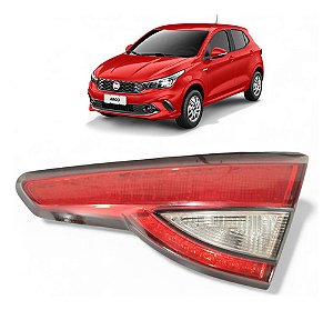 Lanterna Direita Tampa Traseira Fiat Argo Drive 2018 A 2023 Direito/passageiro Vermelho