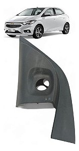 Acabamento Moldura Retrovisor Interno Esquerdo Onix 13 A 19 Preto
