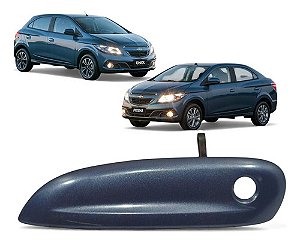 Macaneta Externa Dianteria Esquerda Onix Prisma 2013 A 2019 Azul Dianteira