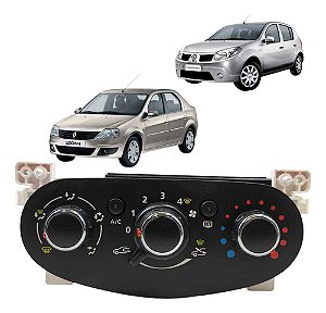 Comando Ar Condicionado Renault Logan Sandero 2013 A 2014