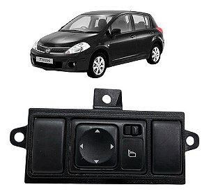 Comando Botões Retrovisor Elétrico Nissan Tiida 2008 A 2013