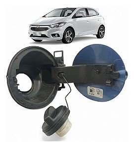 Portinhola Tanque Chevrolet Onix Prisma 13 2014 2015 A 2019 Azul-aço