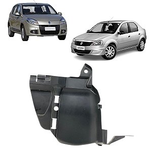 Defletor Parabarro Dianteiro Direito Sandero 10 2011 A 2013