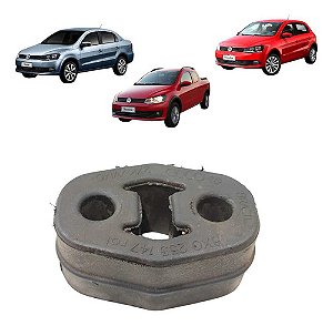 Coxim Borracha Escapamento Gol Voyage Saveiro 2013 A 2016