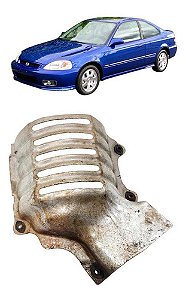 Defletor Calor Coletor Escapamento Honda Civic  1996 A 2000