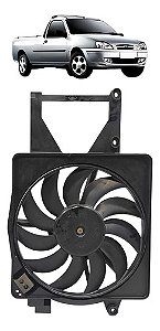 Defletor Ventoinha Ford Courier 2001 2002 2003 A 2012 Com Ar