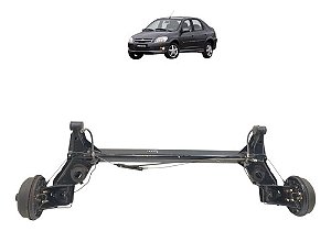 Eixo Traseiro Chevrolet Prisma 2007 2008 2009 2010 2011 2012 Preto