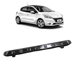 Emblema Friso Cromado Peugeot 208 2013 2014 2015 2016