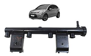 Flauta Bico Injetor Peugeot 208 Citroen C3 1.6 2013 A 2016