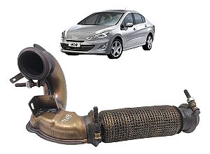Flexivel Coletor Escape Peugeot 308 408 2.0 2011 2012 A 2015