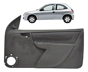 Forro Porta Dianteira Direita Celta 2 Portas 2007 A 2012 Preto