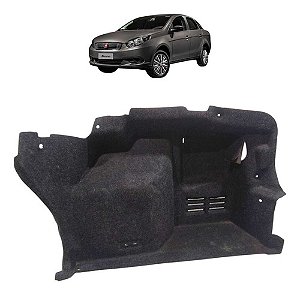 Forro Porta Malas Lado Direito Fiat Grand Siena 2012 A 2021