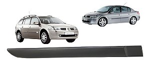 Friso Porta Traseira Direita Megane 2007 2008 2009 2010 2011 Preto