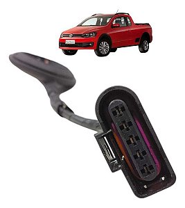 Conector Plug Lanterna Traseira Esquerda Saveiro 2013 A 2016