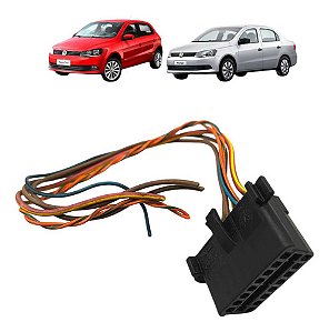Conector Plug Scaner Diagnóstico Obd 2 Gol Voyage G6 13 A 16