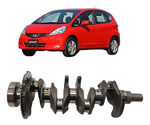 Virabrequim Honda New Fit 1.4 16v 2009 2010 2011 2012 A 2014