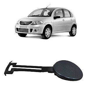 Tampa Reboque Parachoque C3 2003 Até 2007 Dianteiro Original