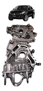 Tampa Lateral Bomba Óleo Motor Argo Cronos 1.0 3cc 2017 A 24